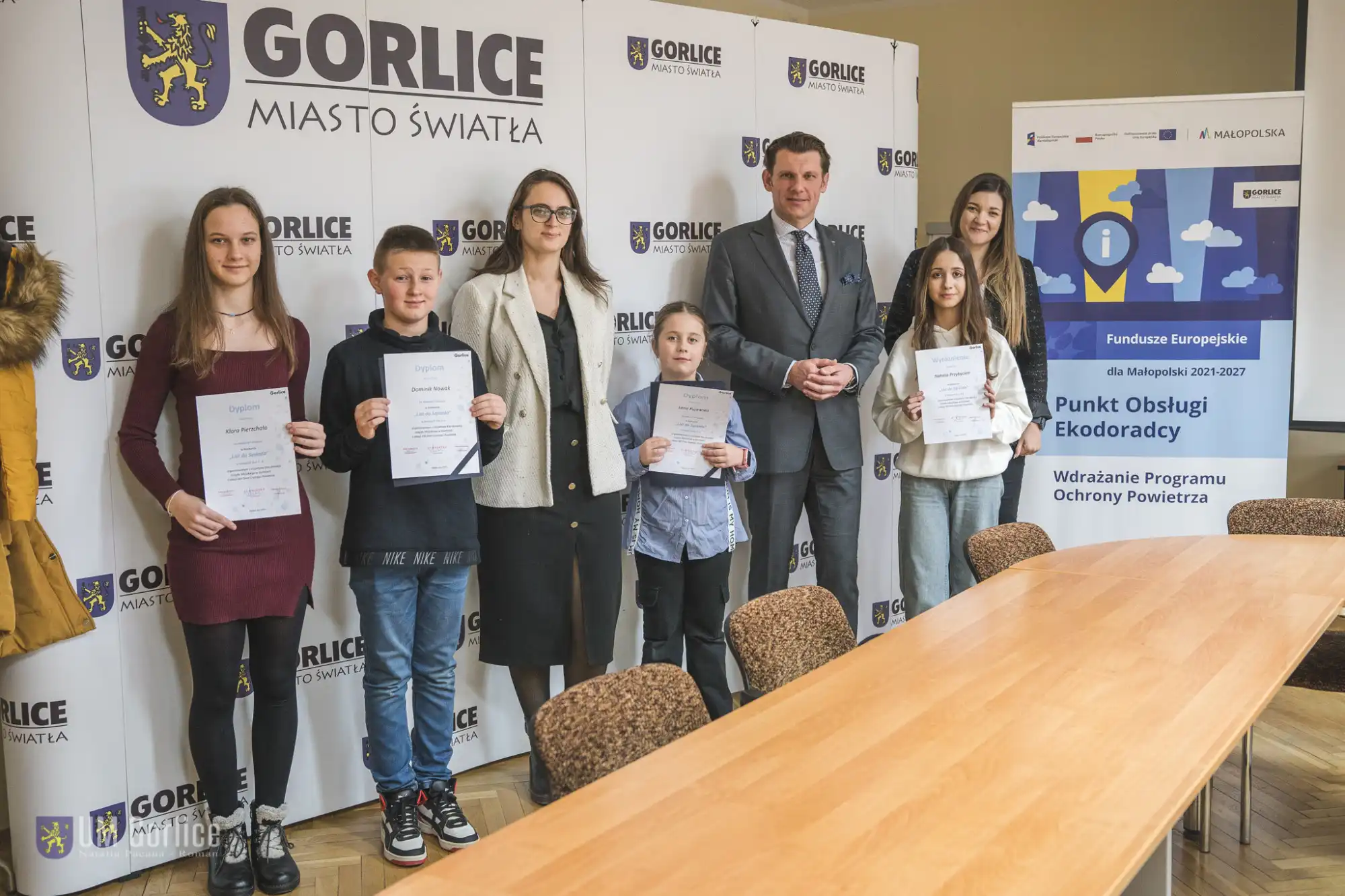 „List do Sąsiada”. Gorlice nagrodziły młodych laureatów konkursu na Dzień Czystego Powietrza