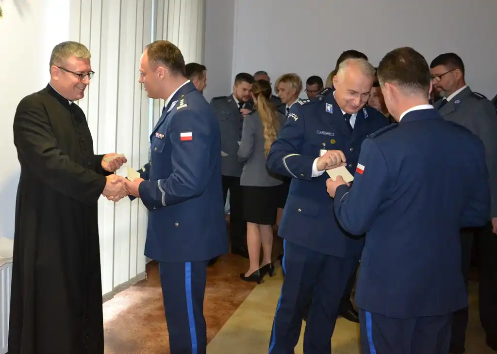 Spotkanie opłatkowe w sądeckiej komendzie