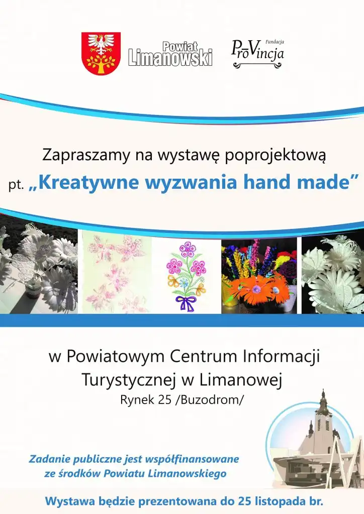 Wystawa "Kreatywne wyzwania hand made" w PCIT w Limanowej