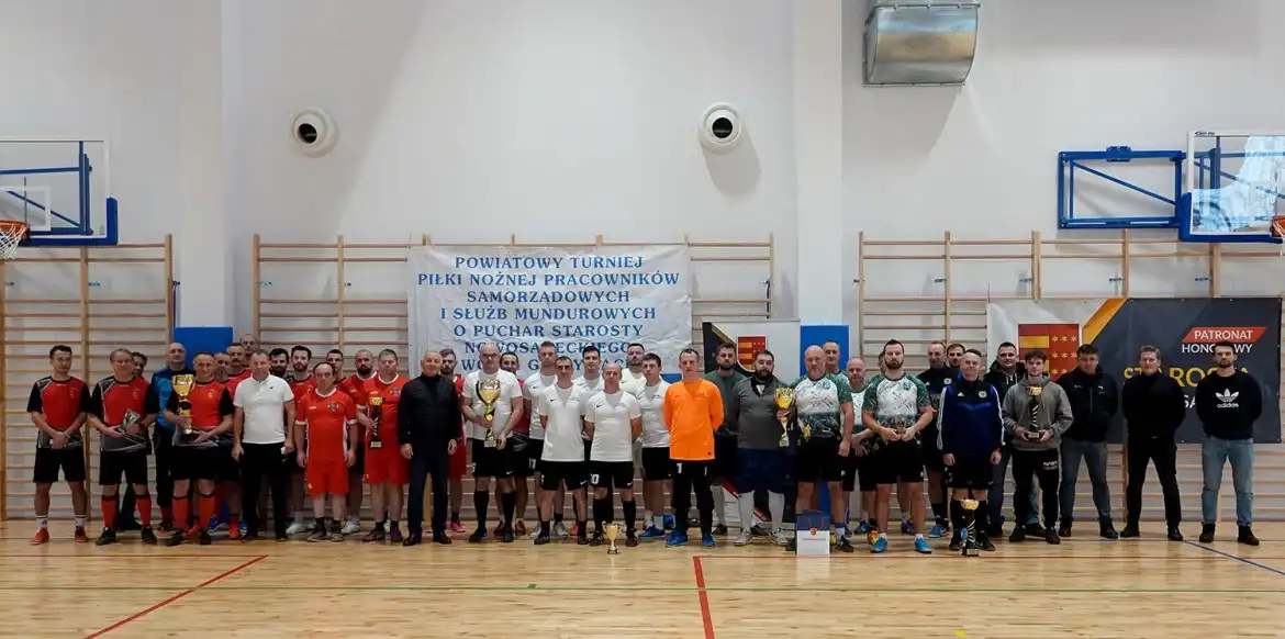 Halowy Turniej Samorządowców i Służb Mundurowych o Puchar Starosty Nowosądeckiego w piłce nożnej