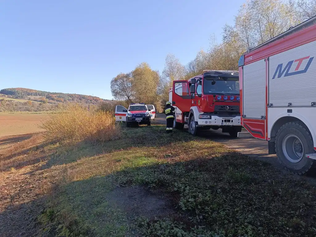 Ćwiczenia zamieniły się w prawdziwą akcję ratunkową nad zalewem Klimkówka