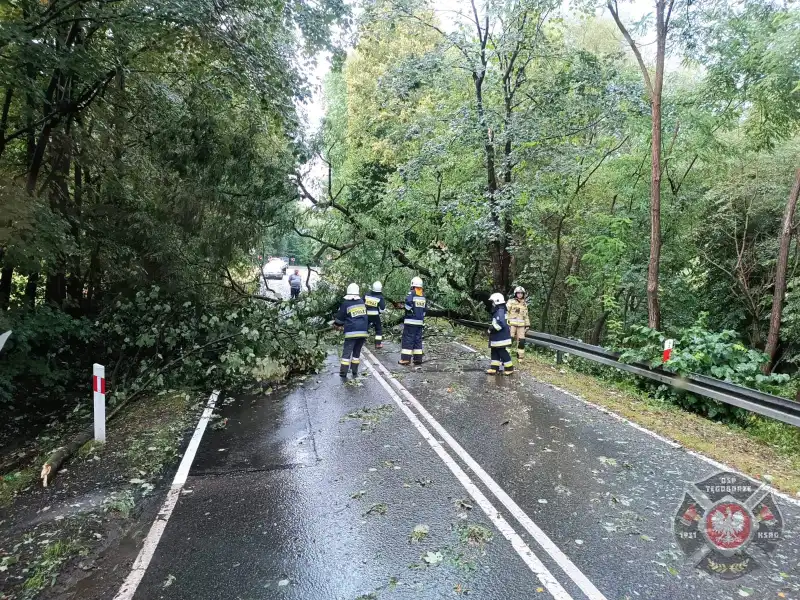 Przez Sądecczyznę po raz kolejny przeszły gwałtowne burze