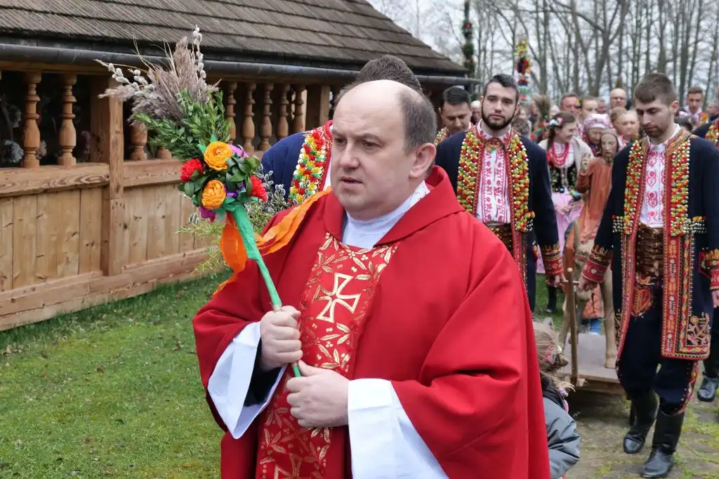 Obchody Niedzieli Palmowej w sądeckim skansenie