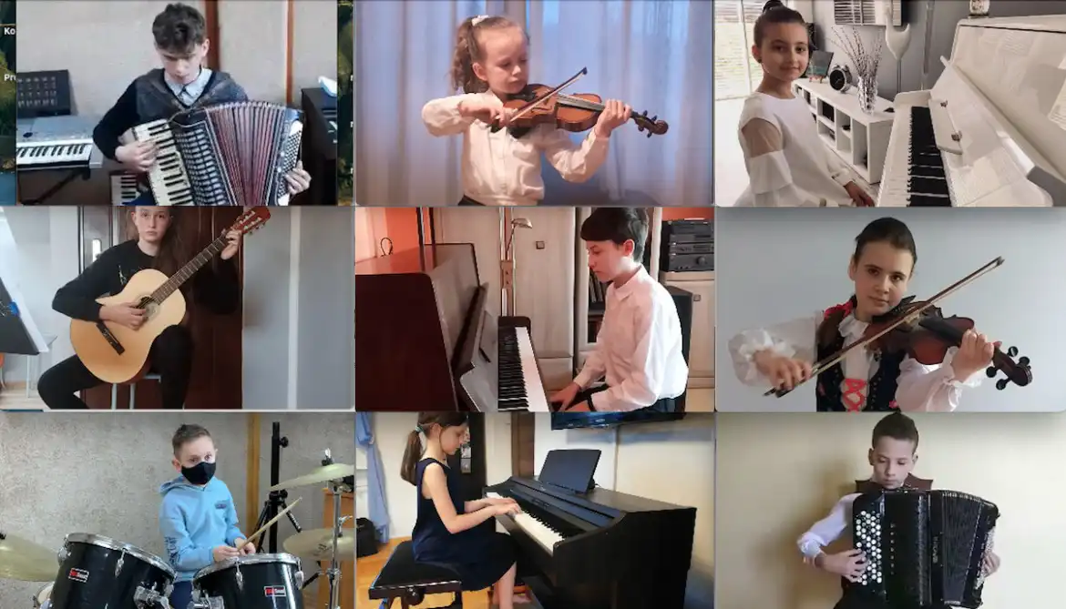 XXVI Powiatowy Konkurs Młodych Muzyków: Instrumentaliści zagrali on-line. Jury przyznało nagrody