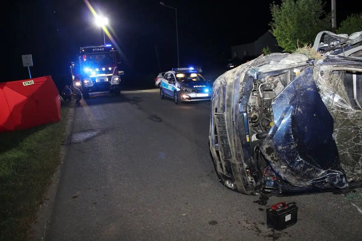 Tragiczny wypadek w powiecie gorlickim. Nie żyje 17-latka
