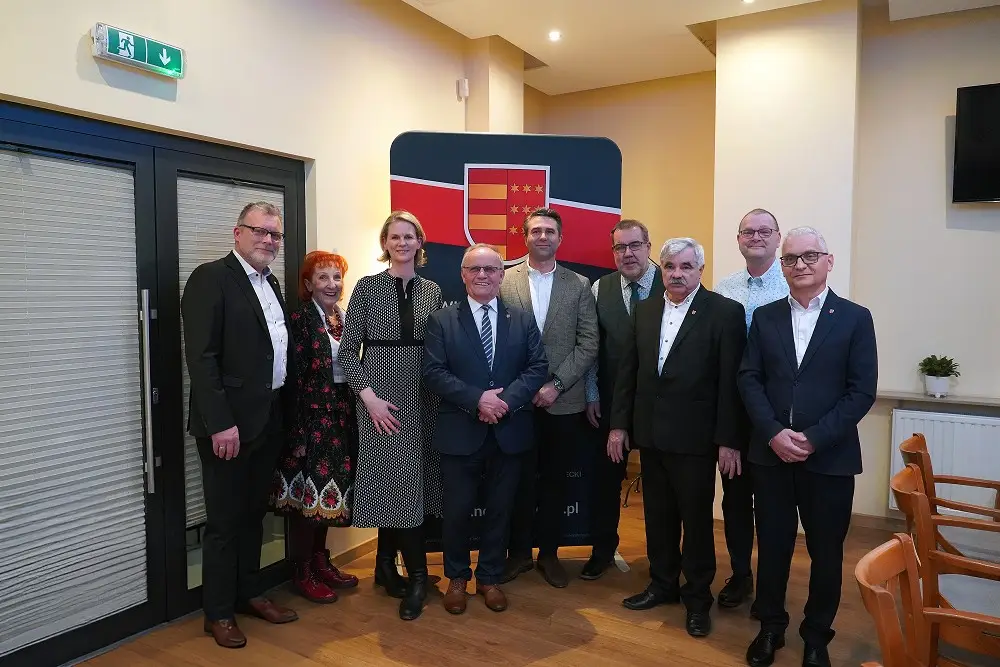 Wieloletnie partnerstwo trwa. Delegacja Powiatu Unna odwiedziła Sądecczyznę