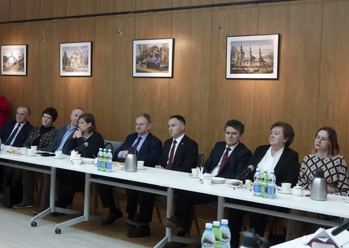 Samorządowcy z Sądecczyzny spotkali się z wicemarszałkiem Sejmu Ryszardem Terleckim