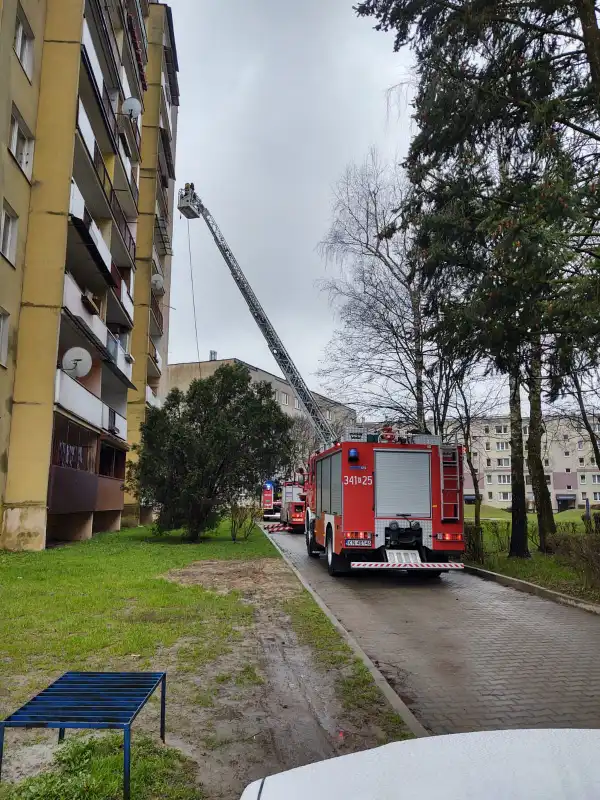 Pożary na balkonach na Sądeckich osiedlach. Interweniowali strażacy