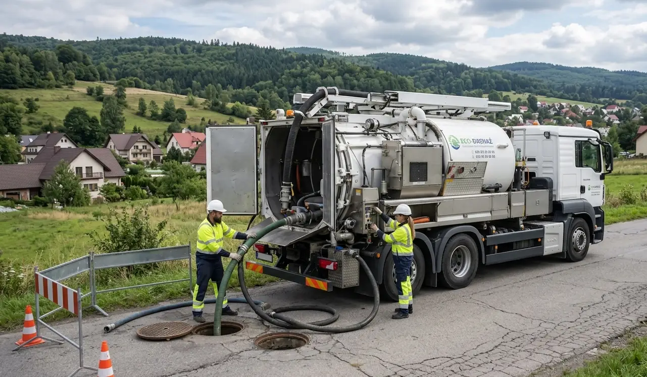 Nowy pojazd za ponad 300 tys. zł trafił do PUK Korzenna. Ma zapewnić sprawną obsługę kanalizacji