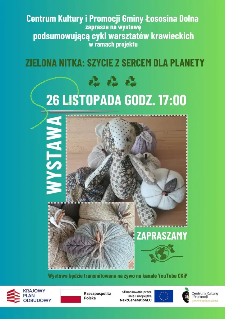 Recykling w stylu. Poznaj projekty Warsztatów Zielona Nitka