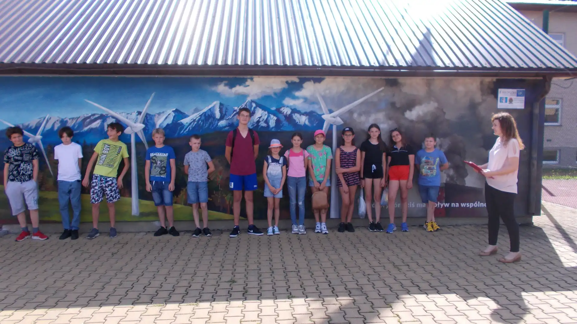 Obok „Orlika” w Chełmcu powstał ekologiczny mural