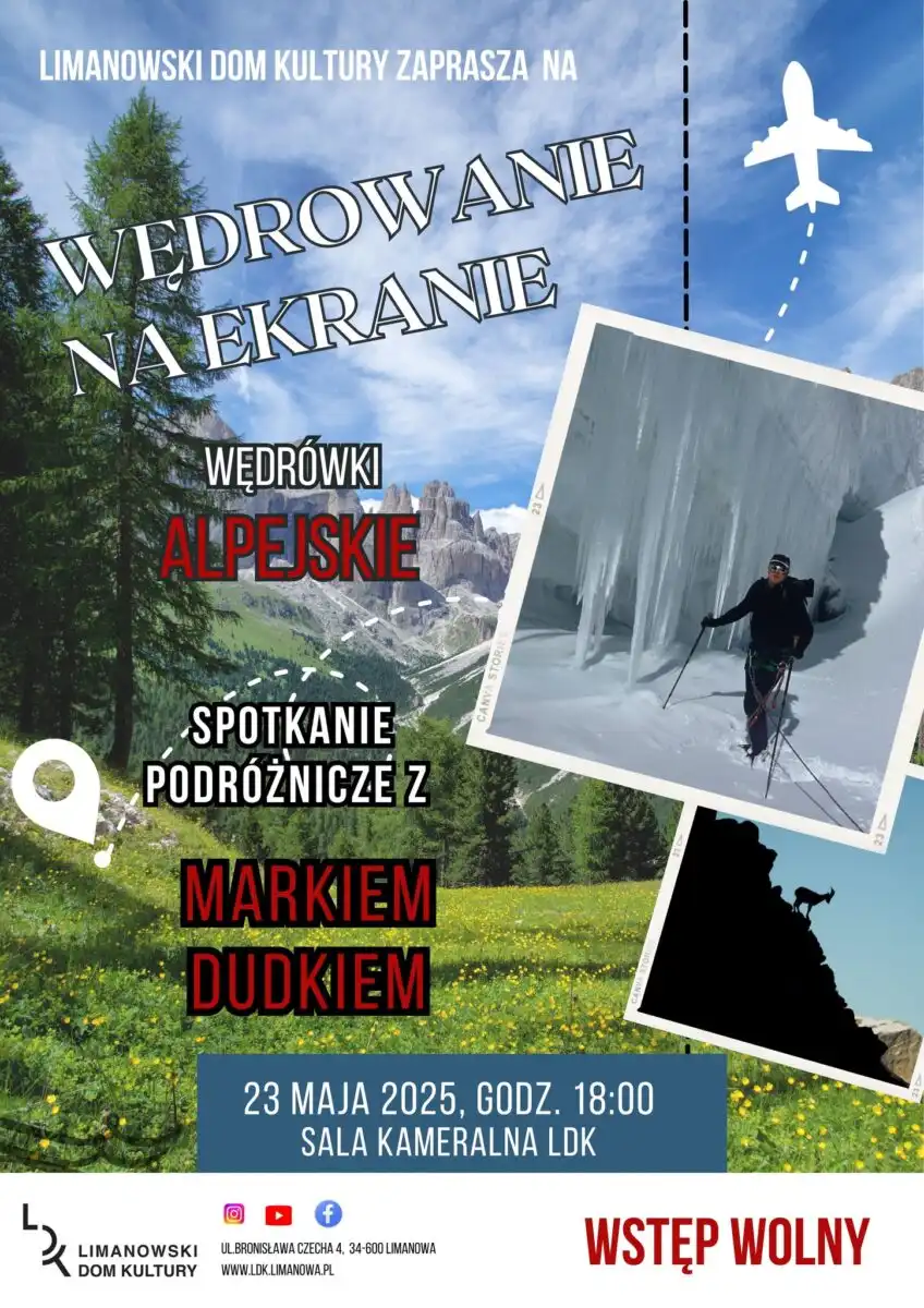 Wędrowanie na ekranie. Alpy oczami Marka Dudka