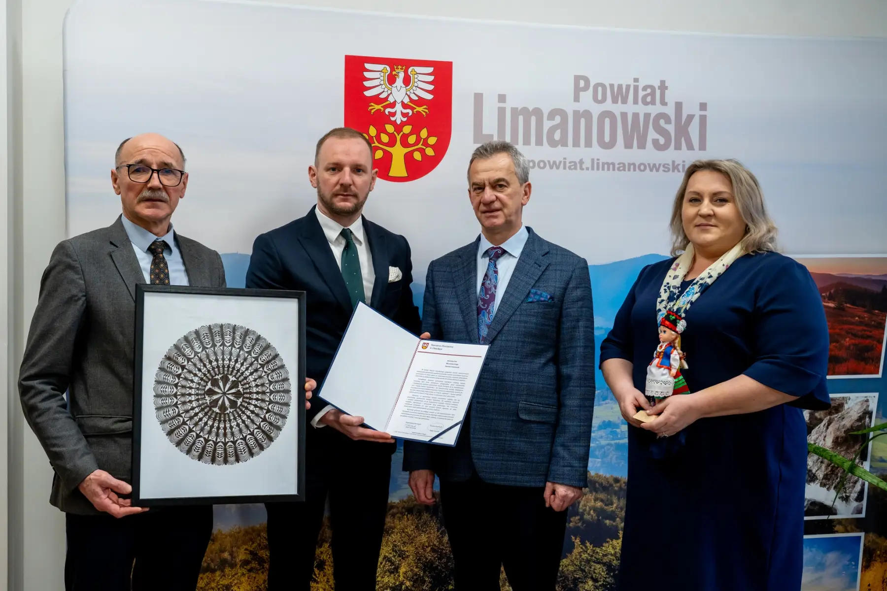Powiat Limanowski otwarty na partnerską współpracę z Powiatem Ostrołęckim