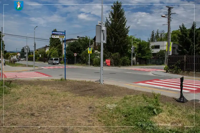 Nowy Sącz: w mieście pojawiło się 6 nowych bezpiecznych przejść dla pieszych