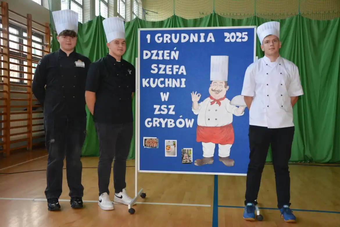 Dzień Szefa Kuchni w Grybowie. Flambirowanie, kreatywne desery i kulinarna wiedza