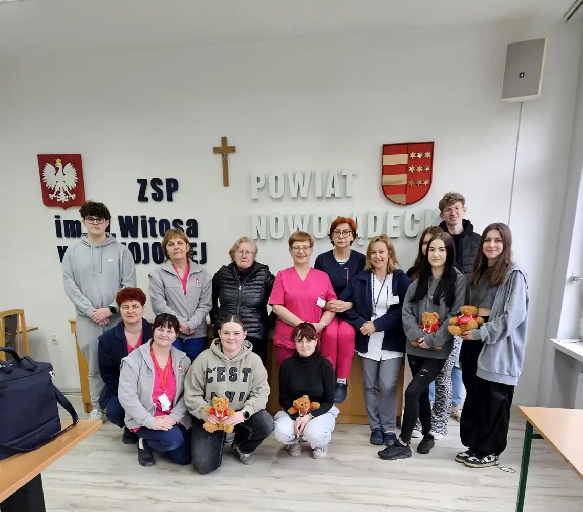 Trzecia akcja krwiodawstwa w ZSP w Nawojowej