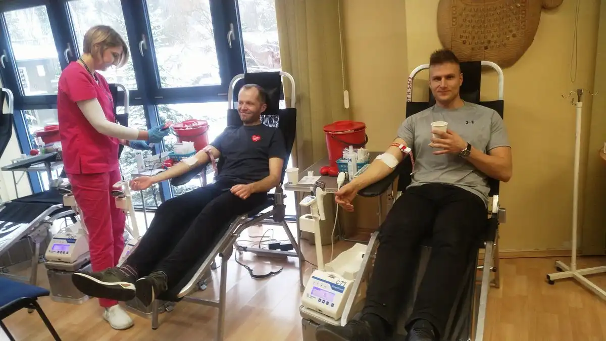 Podczas 32 Finału Wielkiej Orkiestry Świątecznej Pomocy w Krynicy Zdroju oddano ponad 15 litrów krwi