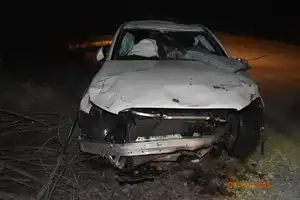 Sylwester i Nowy Rok w Limanowej. Wypadek, kolizje i pijany kierowca na drodze
