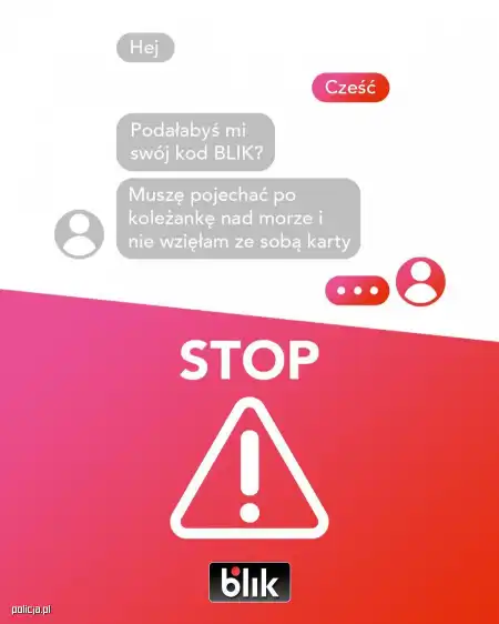 Uwaga na oszustwa metodą na BLIK