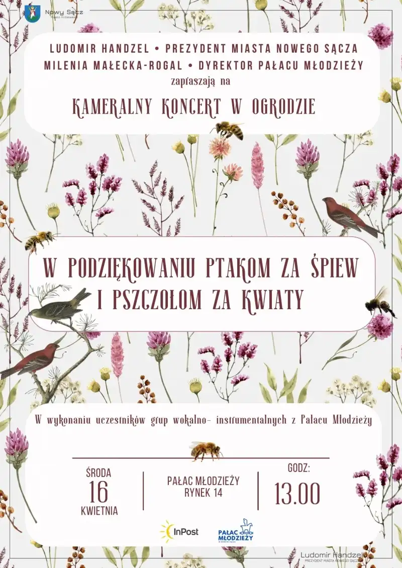 Z muzyką wśród natury. Kameralny koncert w Pałacu Młodzieży