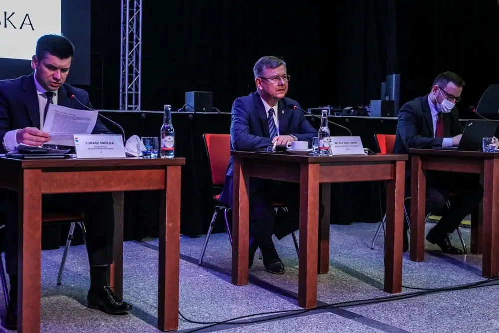 W Pijalni Głównej w Krynicy-Zdroju odbyło się wyjazdowe posiedzenie Zarządu Województwa Małopolskiego
