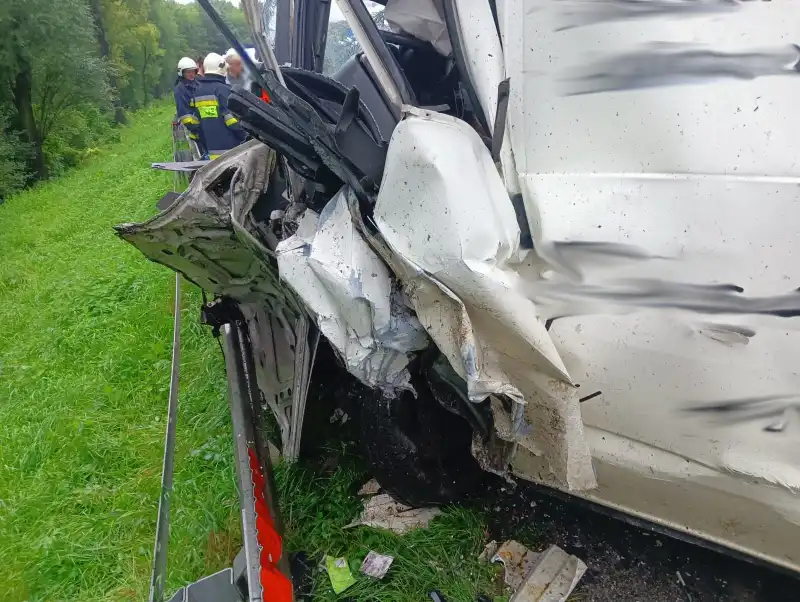 Wypadek w Witowicach Górnych. Sześć osób trafiło do szpitala