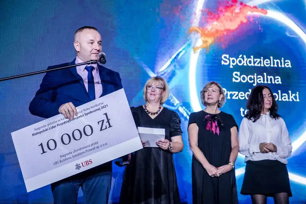 Przedszkole z Chełmca z nagrodą w Konkursie Małopolski Lider Przedsiębiorczości Społecznej 2021