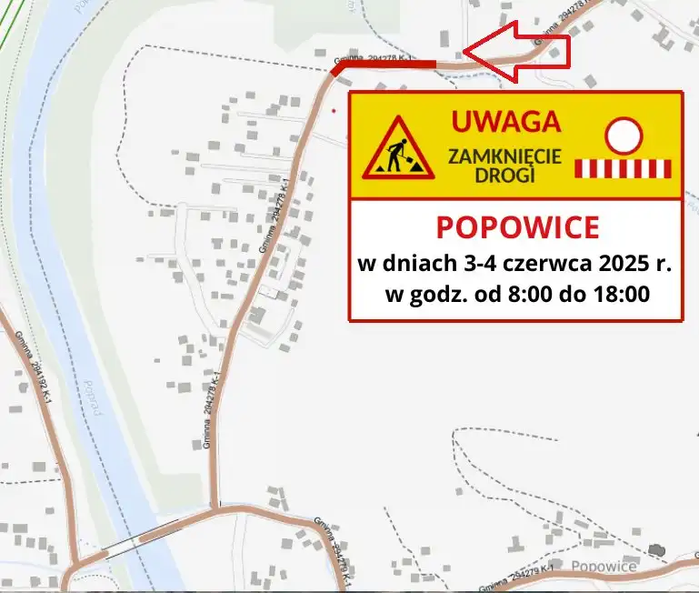 Uwaga kierowcy! Prace drogowe na Popowicach w Starym Sączu