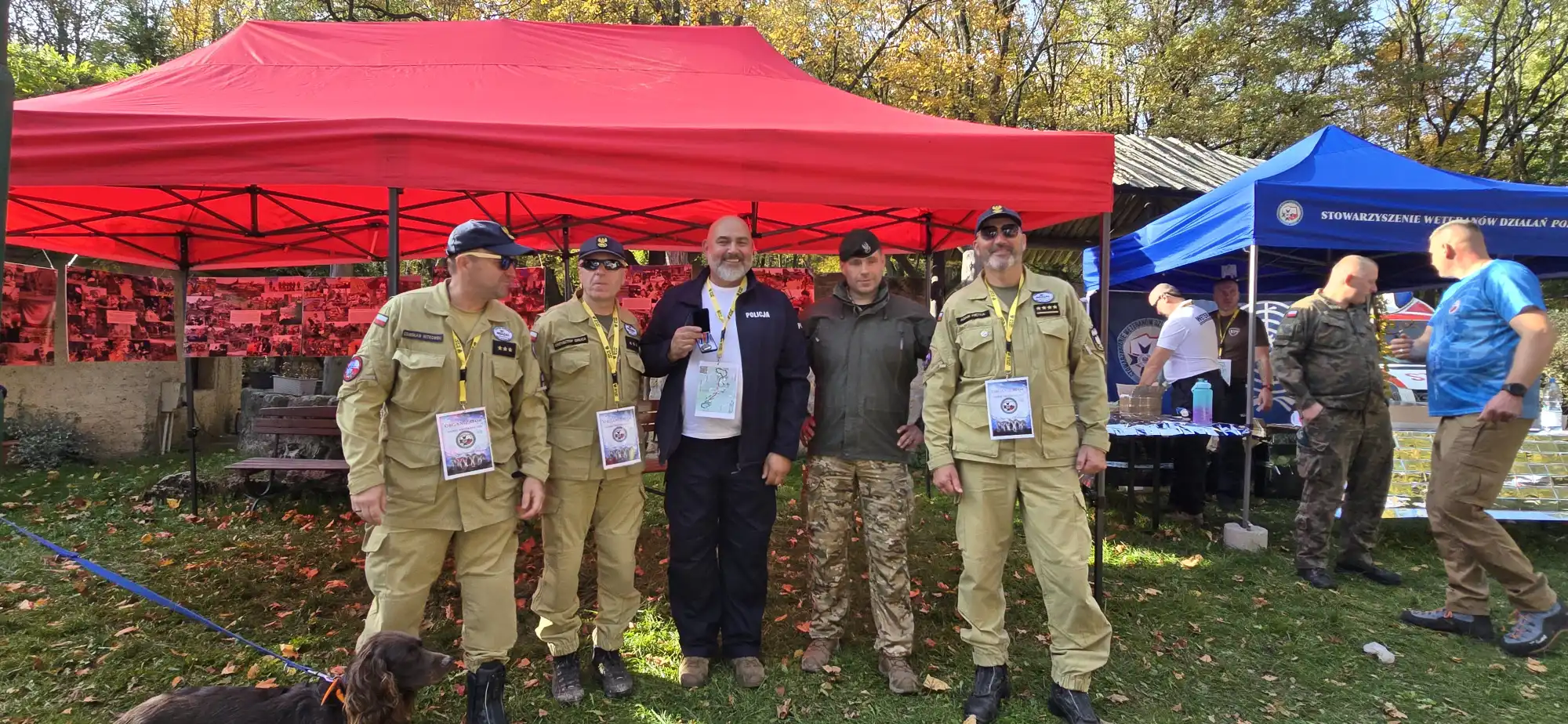 Sądeccy strażacy na Marszu Weteranów. 20 km wygasłych wulkanów