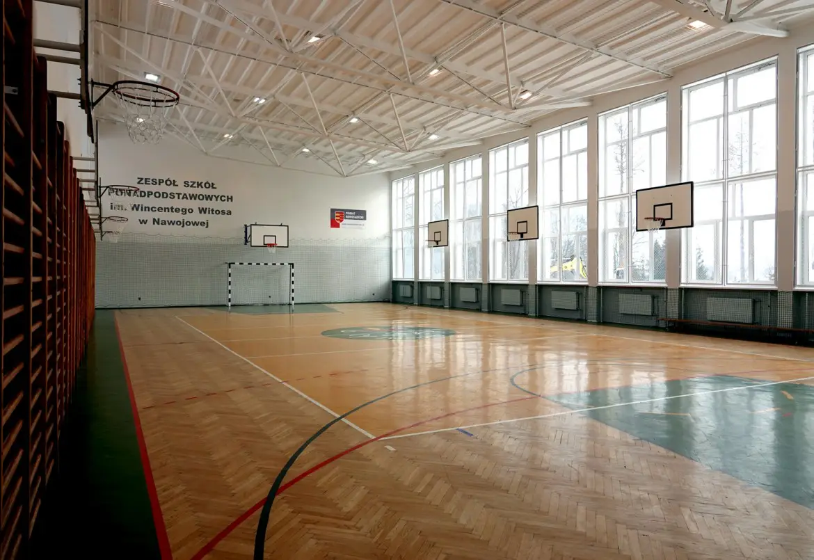 Sala gimnastyczna w ZSP w Nawojowej wyremontowana