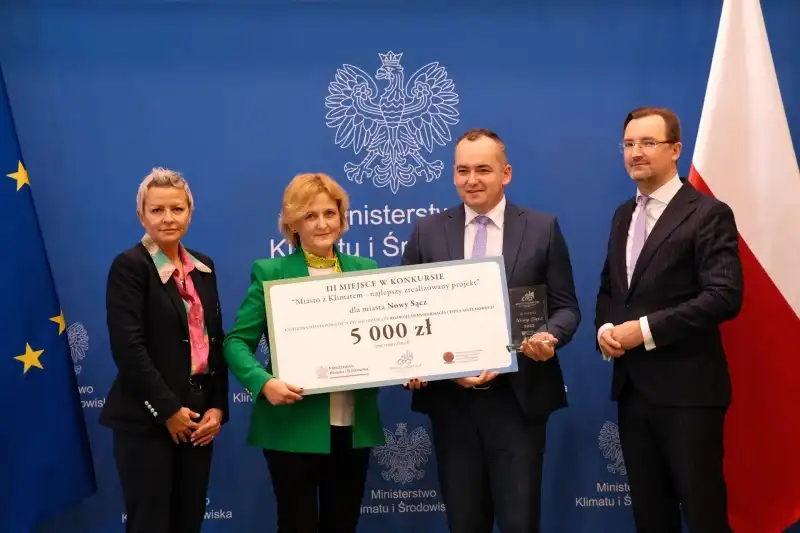 Nowy Sącz wyróżniony w III edycji konkursu Miasto z Klimatem