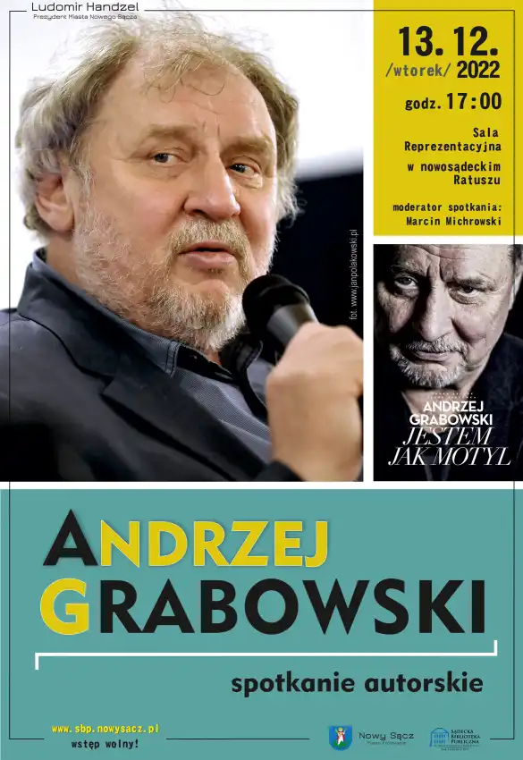 Spotkanie autorskie z Andrzejem Grabowskim w nowosądeckim ratuszu