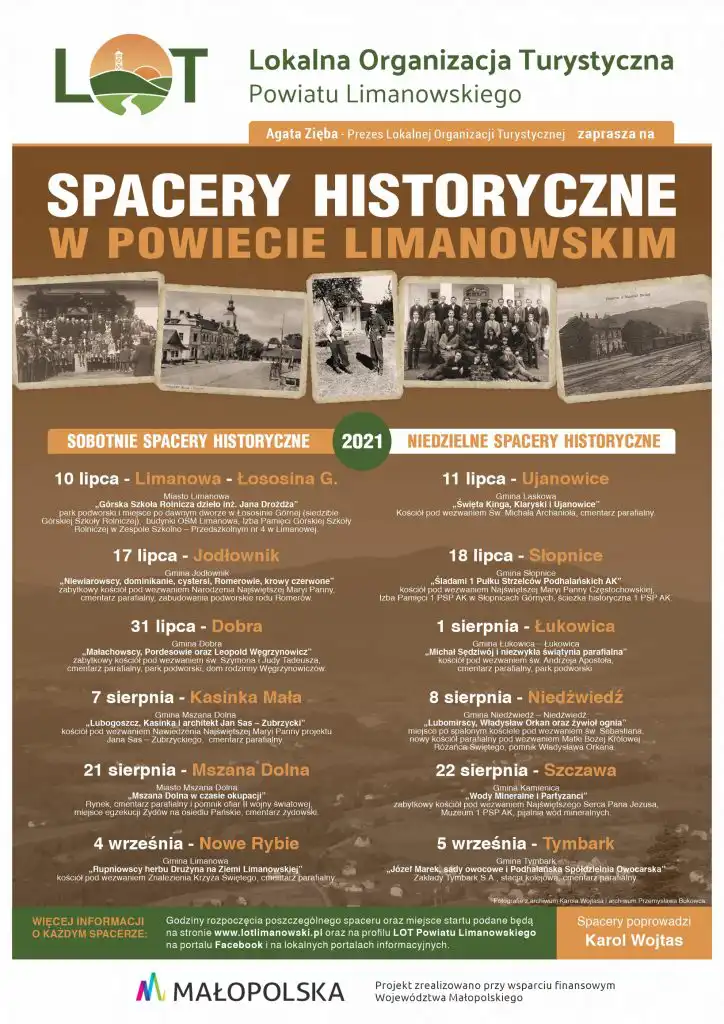 W weekend kolejne „Spacery Historyczne w Powiecie Limanowskim”