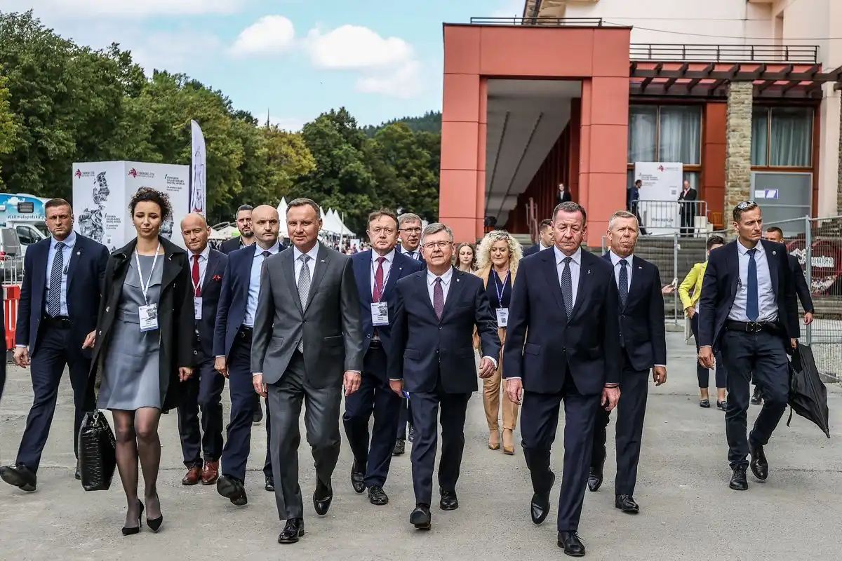 Prezydent Andrzej Duda z wizytą w Krynicy-Zdroju
