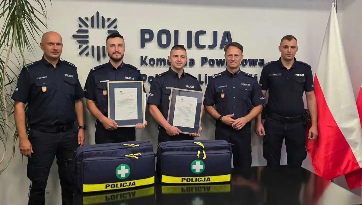 Limanowscy policjanci najlepsi w Małopolsce. Teraz powalczą o tytuł „Patrolu Roku” w Polsce