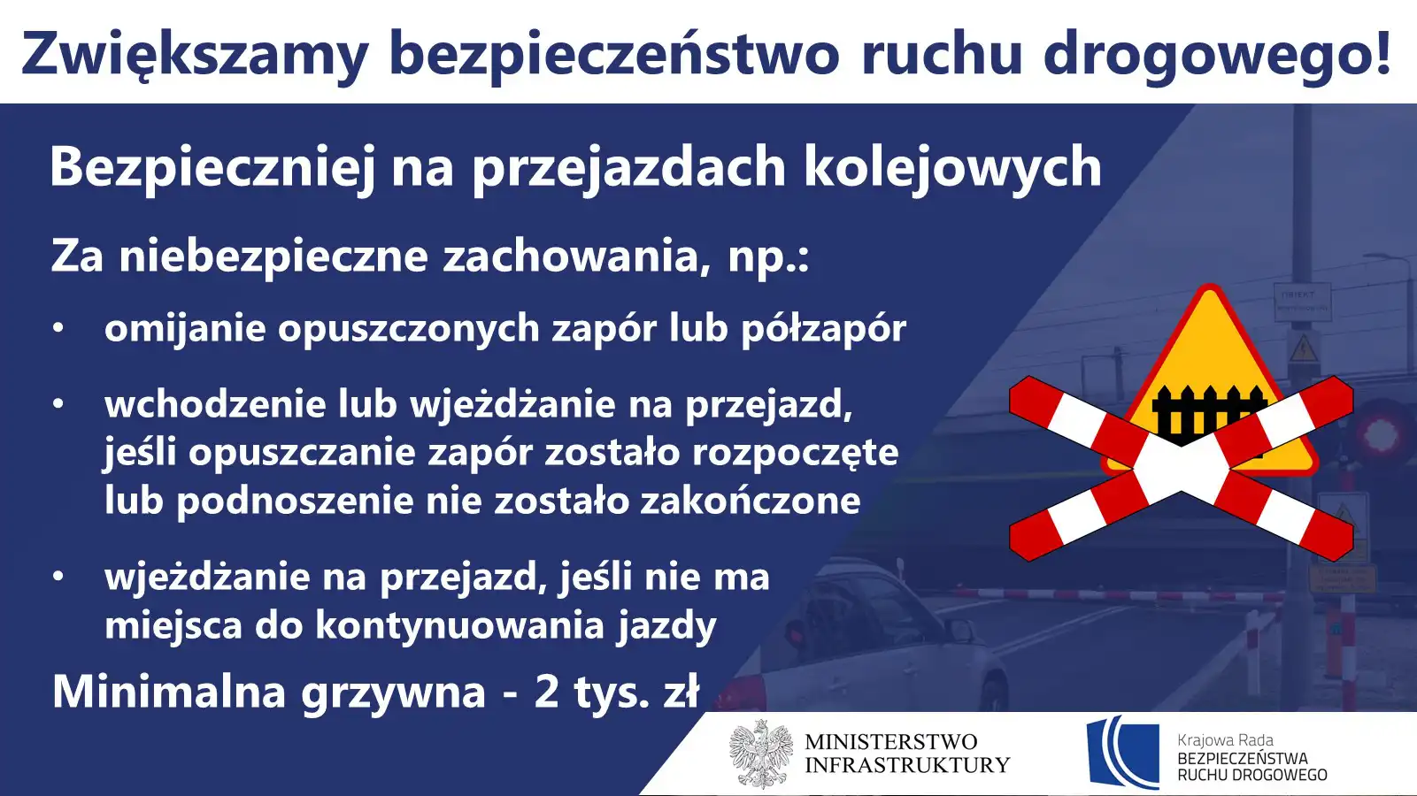 Rząd chce zaostrzenie kar dla sprawców przestępstw i wykroczeń drogowych