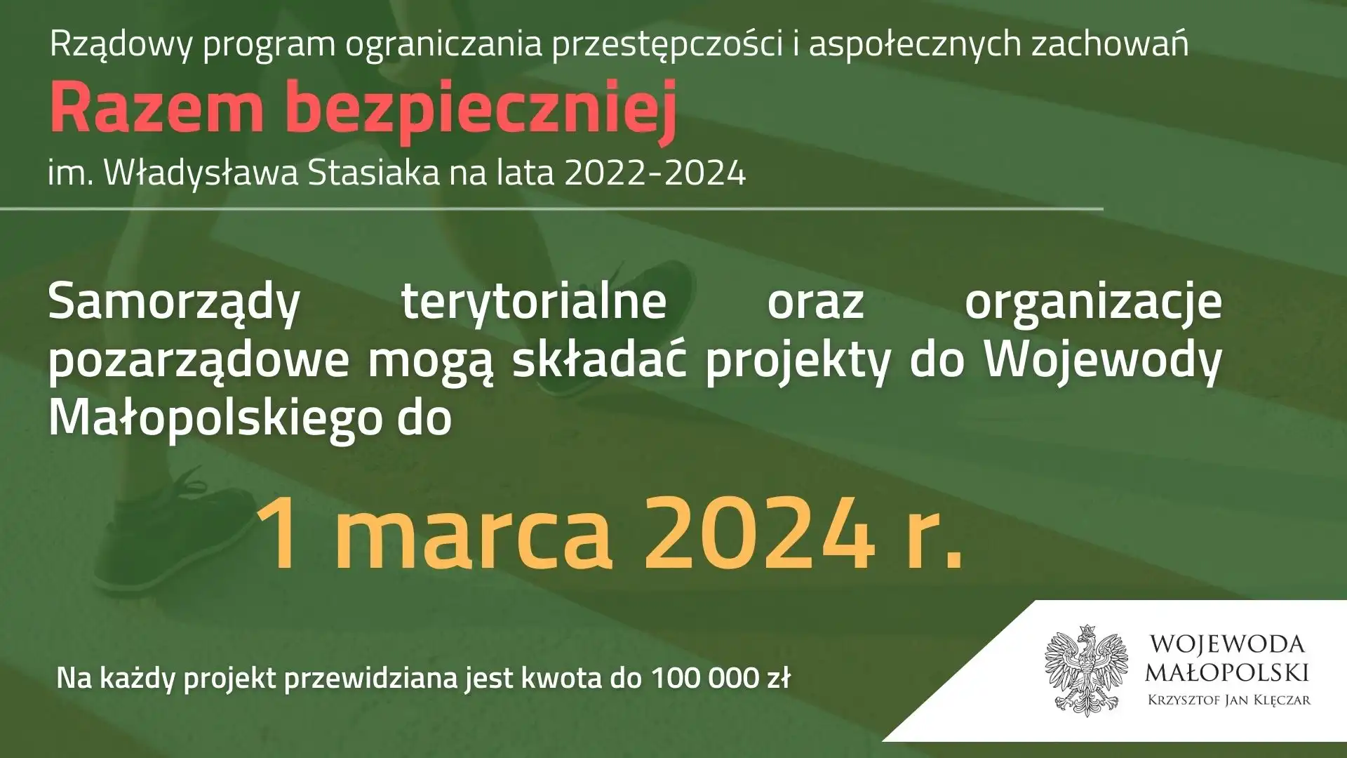 Trwa nabór do programu „Razem bezpieczniej”