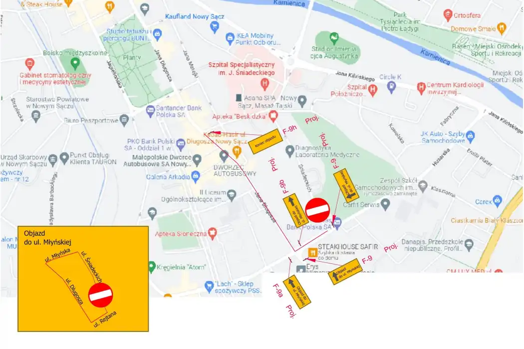Uwaga kierowcy. Od 3 listopada zamknięta ul. Śniadeckich
