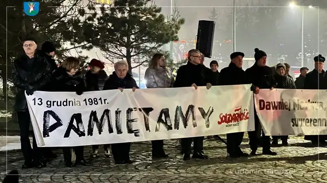 Nowy Sącz: Uroczystości z okazji Dnia Pamięci Ofiar Stanu Wojennego