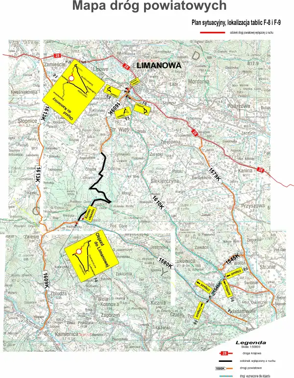 Uwaga kierowcy! Utrudnienia w ruchu w Limanowej w dniach 18–20 lipca