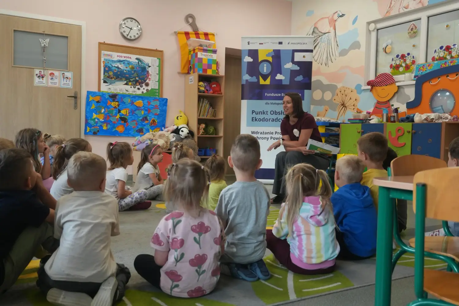Przedszkolaki z Sękowej uczyły się, jak dbać o czyste powietrze. Były warsztaty i ekologiczne zabawy