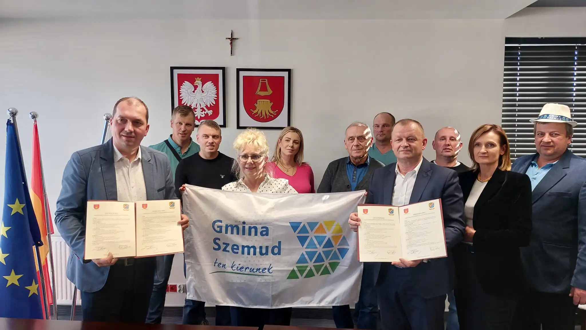 Korzenna i Szemud oficjalnie zacieśniają współpracę. Podpisano list intencyjny