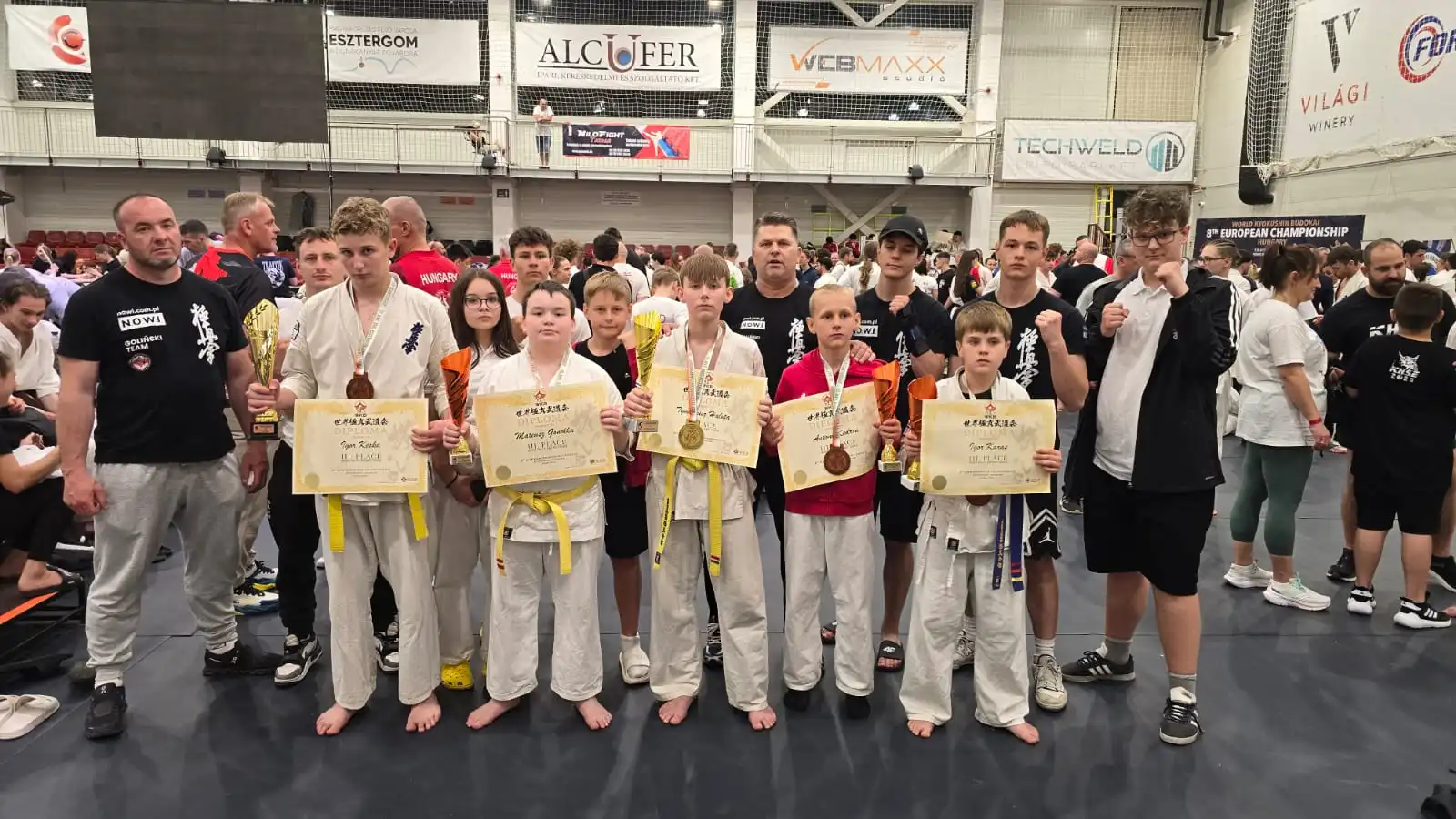 Z Esztergom na podium Europy. Wielki sukces Limanowskiego Klubu Karate
