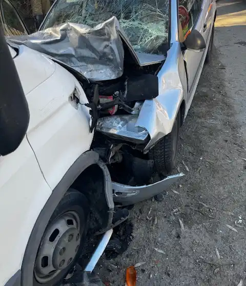 Wypadek na Polnej w Muszynie. Jedna osoba trafiła do szpitala