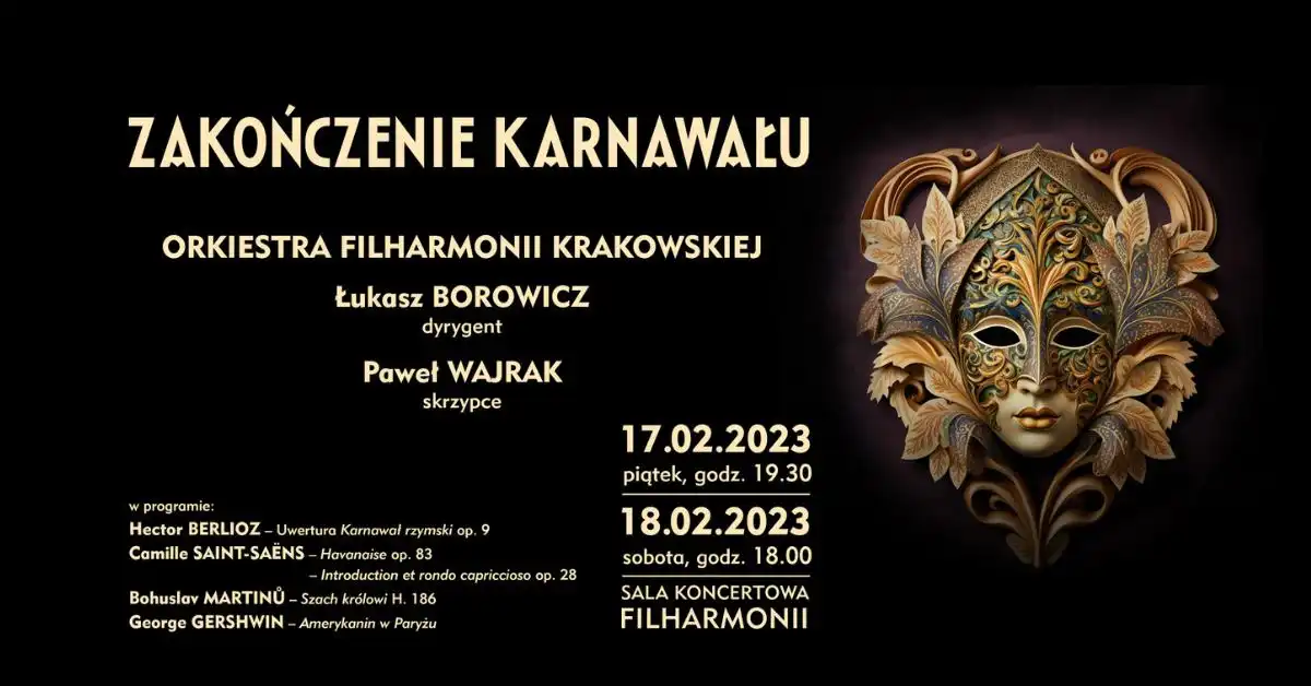 Małopolska: Wydarzenia kulturalne na weekend 16 - 19 luty