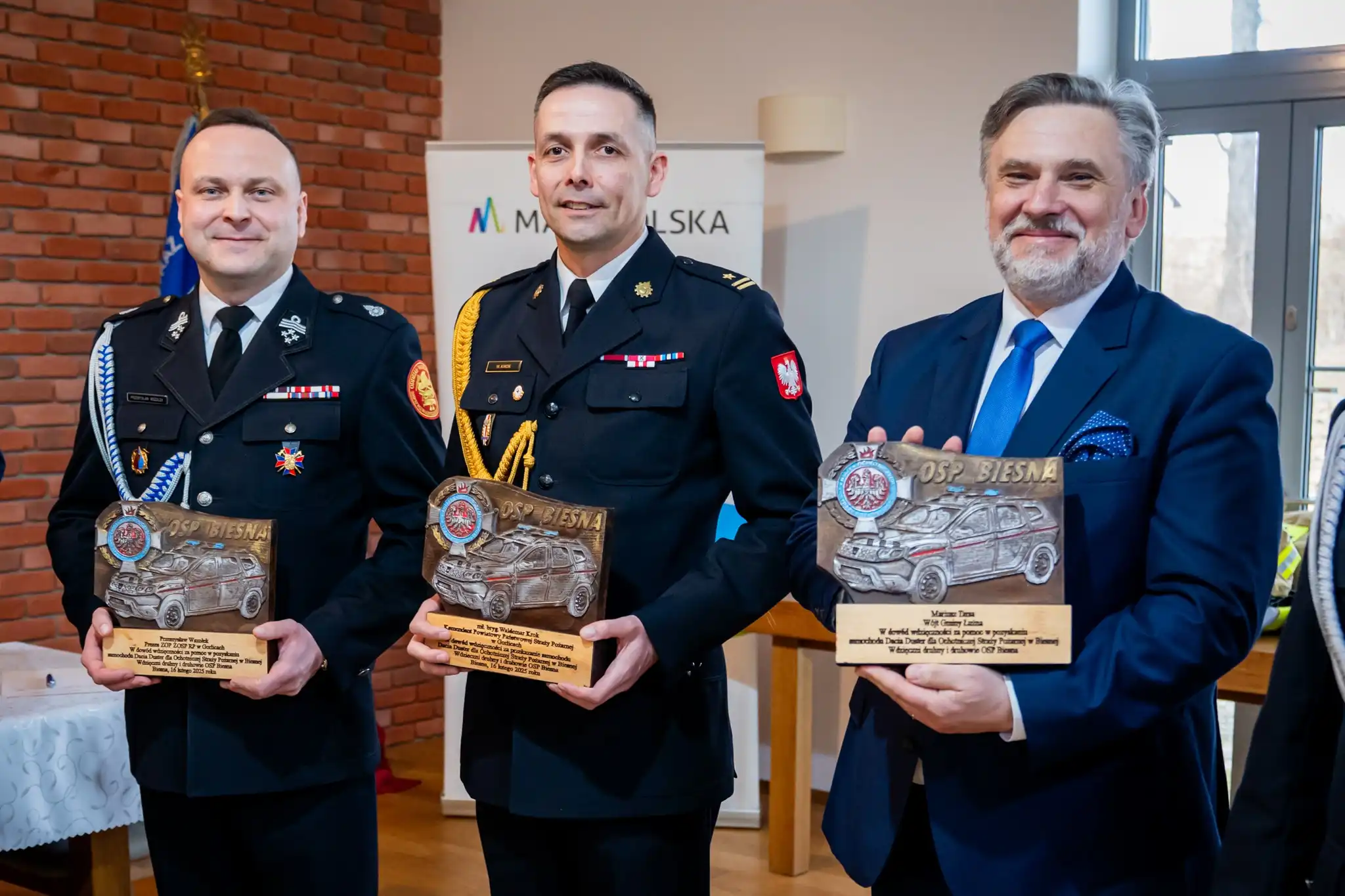 Nowy pojazd i odzież ochronna dla strażaków z OSP Biesna. Walne zebranie z ważnymi wydarzeniami