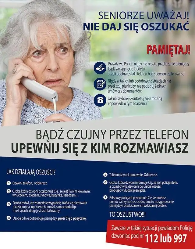 Seniorze uważaj na oszustów. Wymyślili nową metodę działania