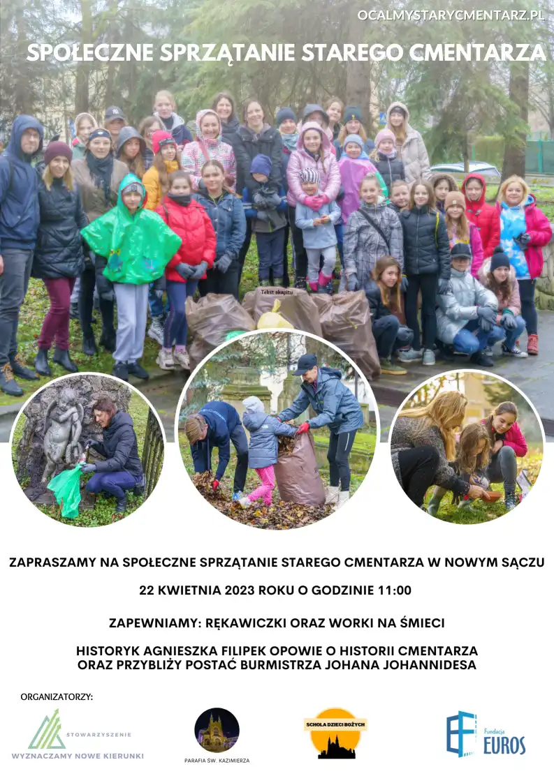 22 kwietnia społeczne sprzątanie Starego Cmentarza