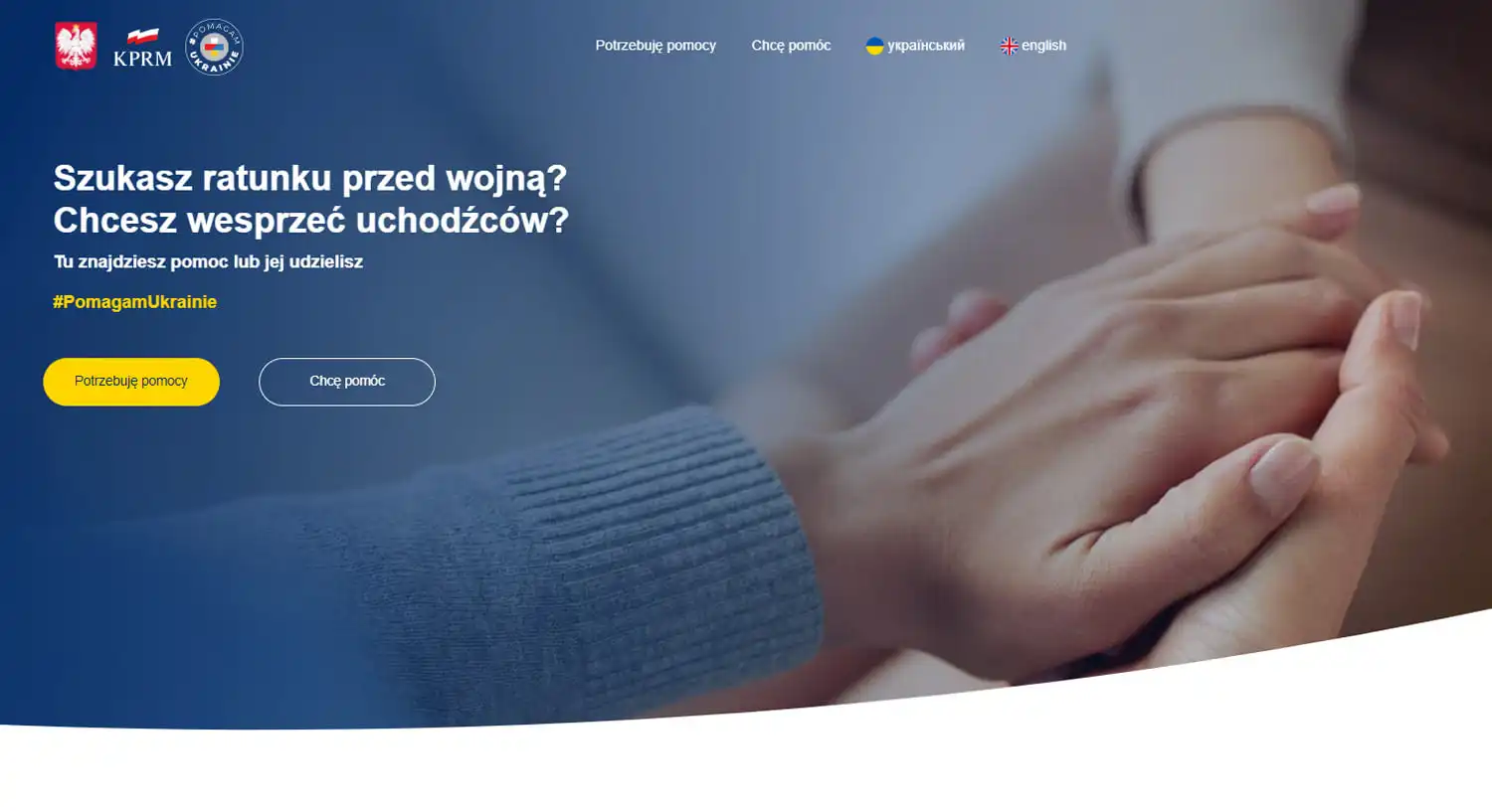 Powstała oficjalna platforma PomagamUkrainie.gov.pl