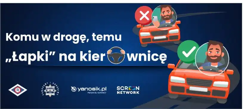 „Łapki na kierownicę”. Ruszyła kolejna edycja ogólnopolskiej akcji